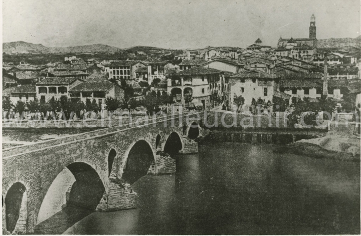 Manlleu. El Pont de can Moles. AnÃ²nim. Any 1882.
