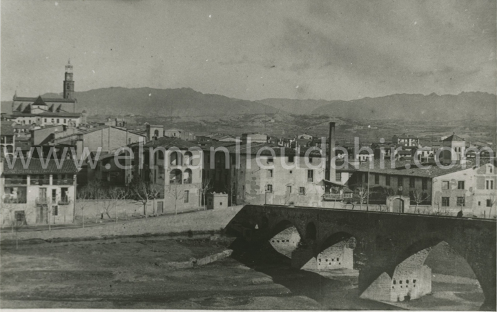 Manlleu. El Pont de can Moles. AnÃ²nim. Any 1900-1908.