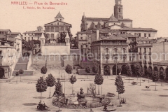 Manlleu. La PlaÃ§a. L. Roisin. Any 1925.