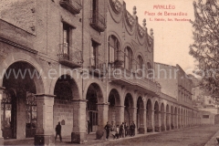 Manlleu. La PlaÃ§a. L. Roisin. Any 1925.